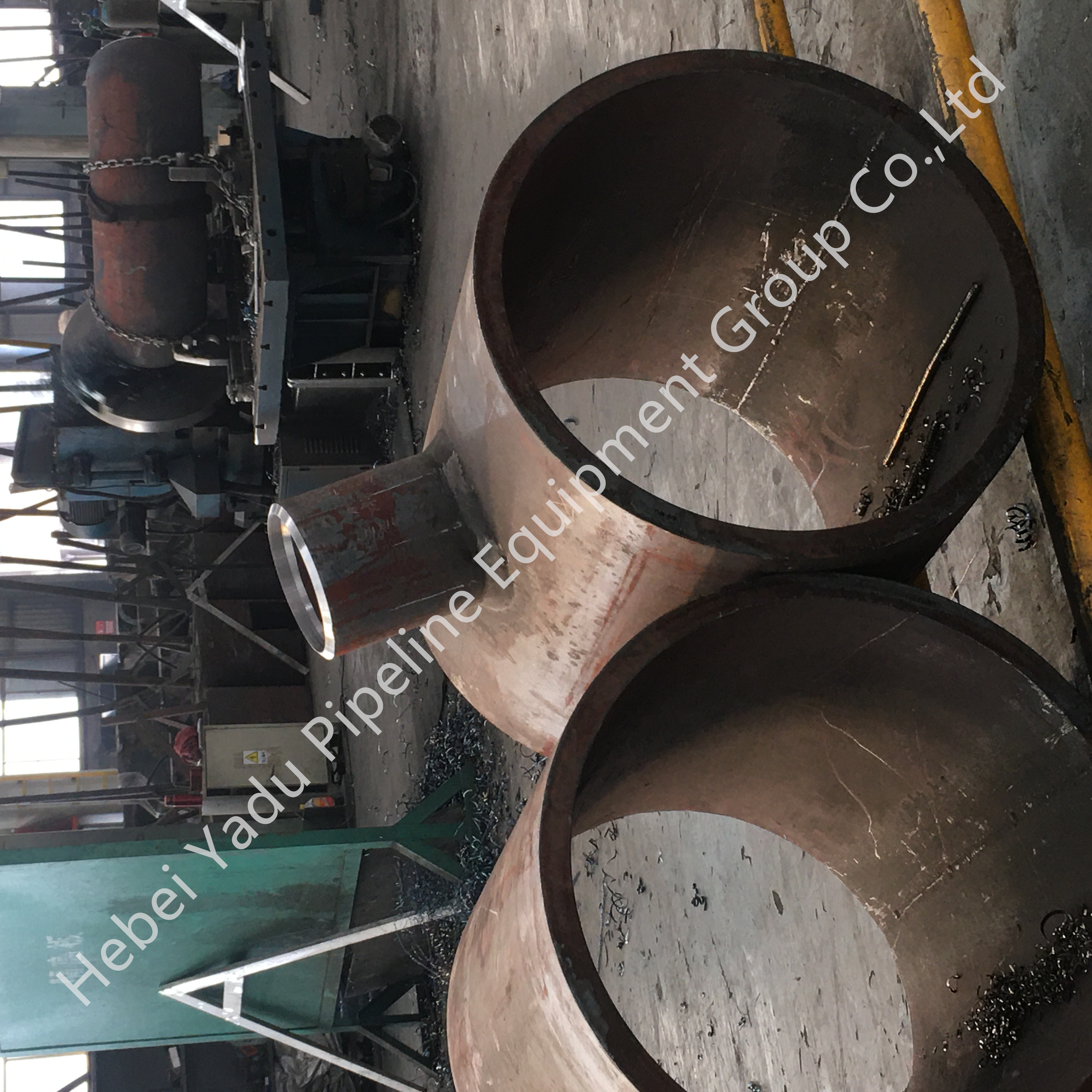 Reduce Tee | P91 | DN10-DN3600 | High Pressure Pipe Fitting -Yadu Pipe Fitting Factory